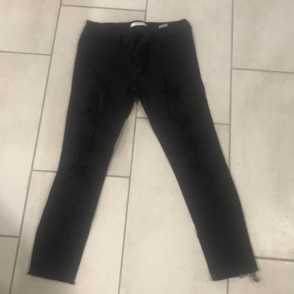Black distressed jeans by Kique B. - Picture 1 of 8